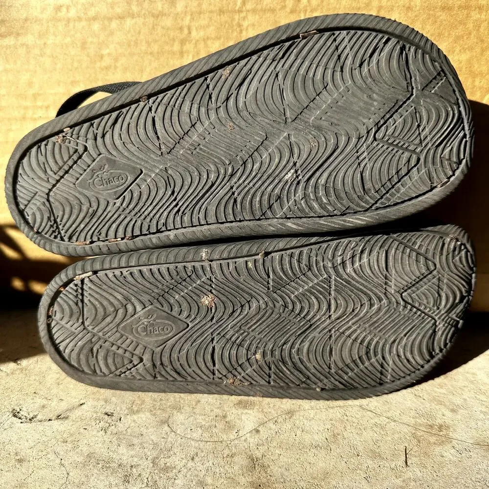 Chaco Chillos Slide Slip-On LUVSEAT Arch Cinch Buckle Jacquard Webbing Black 6